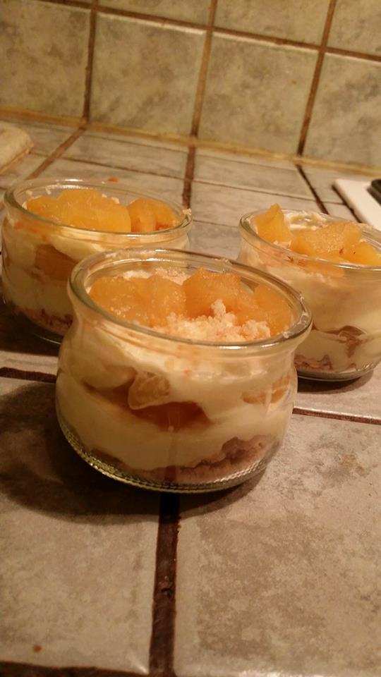 verrine pomme caramel